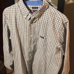 Plaid Chaps button down shirt